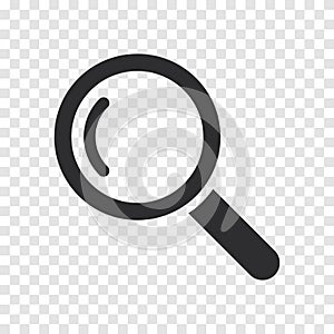 Magnifier icon vector illustration