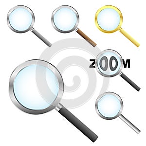 Magnifier icons photo