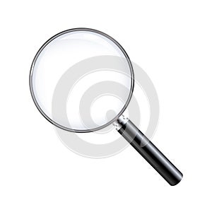 Magnifier Isolated With White Background