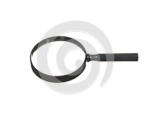 Magnifier or Magnifying glass isolated on white background