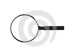 Magnifier or Magnifying glass isolated on white background