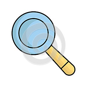 Magnifier Vector icon which can easily modify or edit
