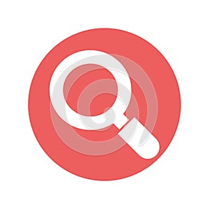 Magnifier Vector icon which can easily modify or edit