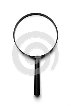 Magnifier on white background