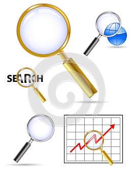 Magnifing glass photo