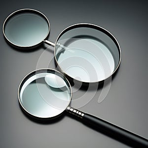 magnifing glass, ai-generatet