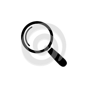 Magnify icon. Magnifying glass sign. Search icon