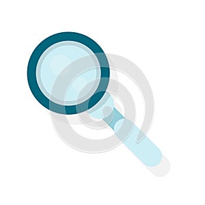 Magnifying glass design vector objects illustration science elements and laboratory objects