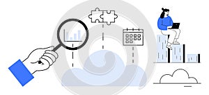 Data Analysis and Cloud Integration with Problem-Solving and Task Management Elements