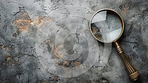 Magnifying Glass Among Green Plants