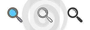 Magnifying glass icon