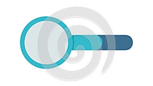 A Magnifying Glass Icon as a Search Bar User Interface Element, vector design Generative AI