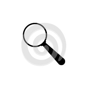 magnifying glass icon. Logo element illustration.magnifying glass symbol design. colored collection. magnifying glass concept. Can