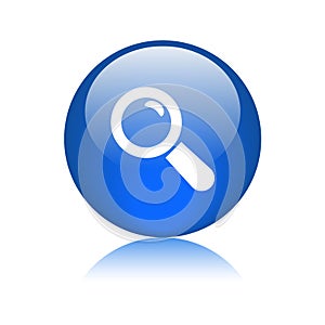 Magnifying glass icon search button