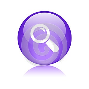 Magnifying glass icon search button