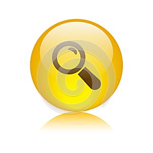 Magnifying glass icon search button