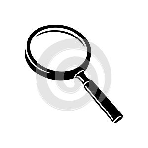 Magnifying glass icon sign magnifier loupe vector illustration