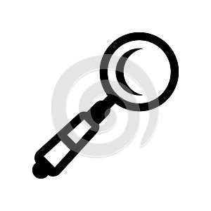 Magnifying glass icon. Trendy Magnifying glass logo concept on w