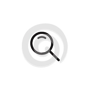 Magnifying Glass Icon Vector. Search Symbol Image