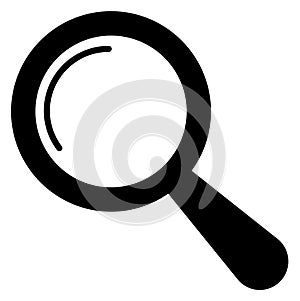 Magnifying glass icon. Zoom symbol. Research sign