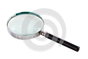 Magnifying glass isolated