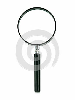 Magnifying glass isolated