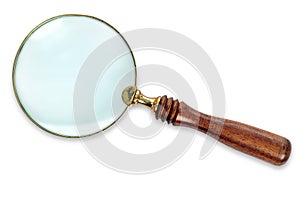 Magnifying Glass isolated with clipping path