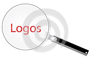 Magnifying glass - logos