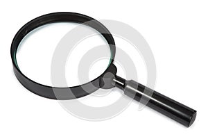 Magnifying glass looking lens magnify isolated