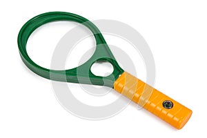 Magnifying glass looking lens magnify isolated