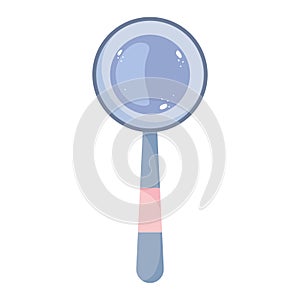 Magnifying glass search find explore isolated icon design white background