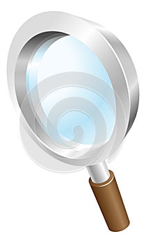 Magnifying glass search icon