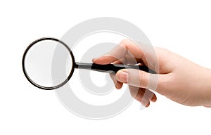Magnifying glass (searching) photo