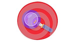 Magnifying Glass Software Debugging, Problem Solving, vector design Generative AI