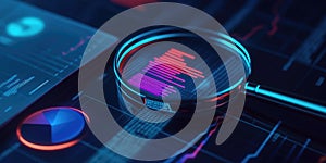 Magnifying Glass on Table