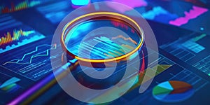 Magnifying Glass on Table