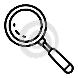 magnifying glass vector