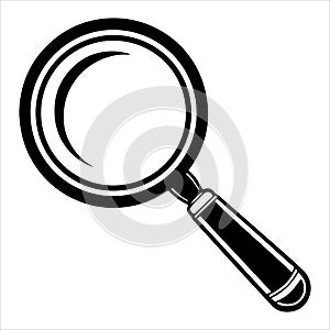 magnifying glass vector