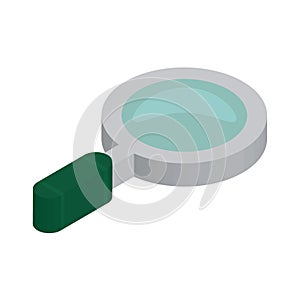 magnifying glass. Vector illustration decorative design