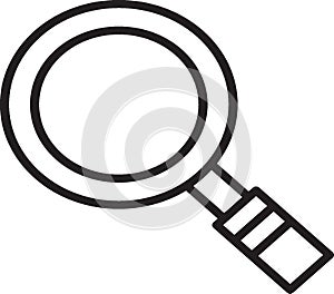 magnifying glasses icon black and white  graphics