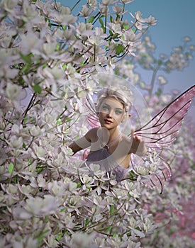 Magnolia Fairy, 3d CG