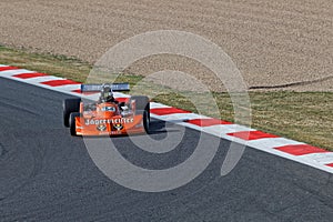 Practises for F1 on track of French Historic Grand Prix