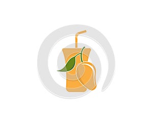 Mago juice icon logo vector template photo