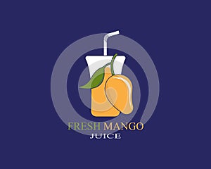 Mago juice icon logo vector template photo