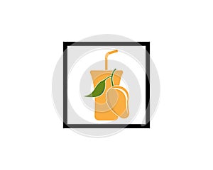 Mago juice icon logo vector template