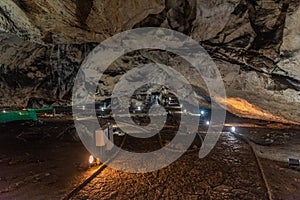 Magura cave located near Belogradchik in Bulgaria