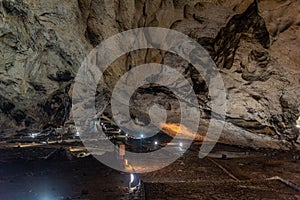 Magura cave located near Belogradchik in Bulgaria