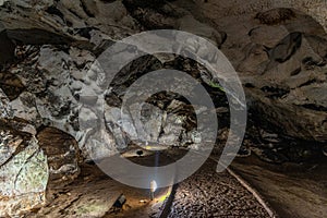 Magura cave located near Belogradchik in Bulgaria