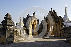 Maha Aung Mye Bonzan Monastery (Inwa, Myanmar) photo