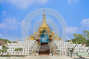 Maha Sandar Mahi or Muni pagoda, famous place for travel destination at Amarapura Mandalay